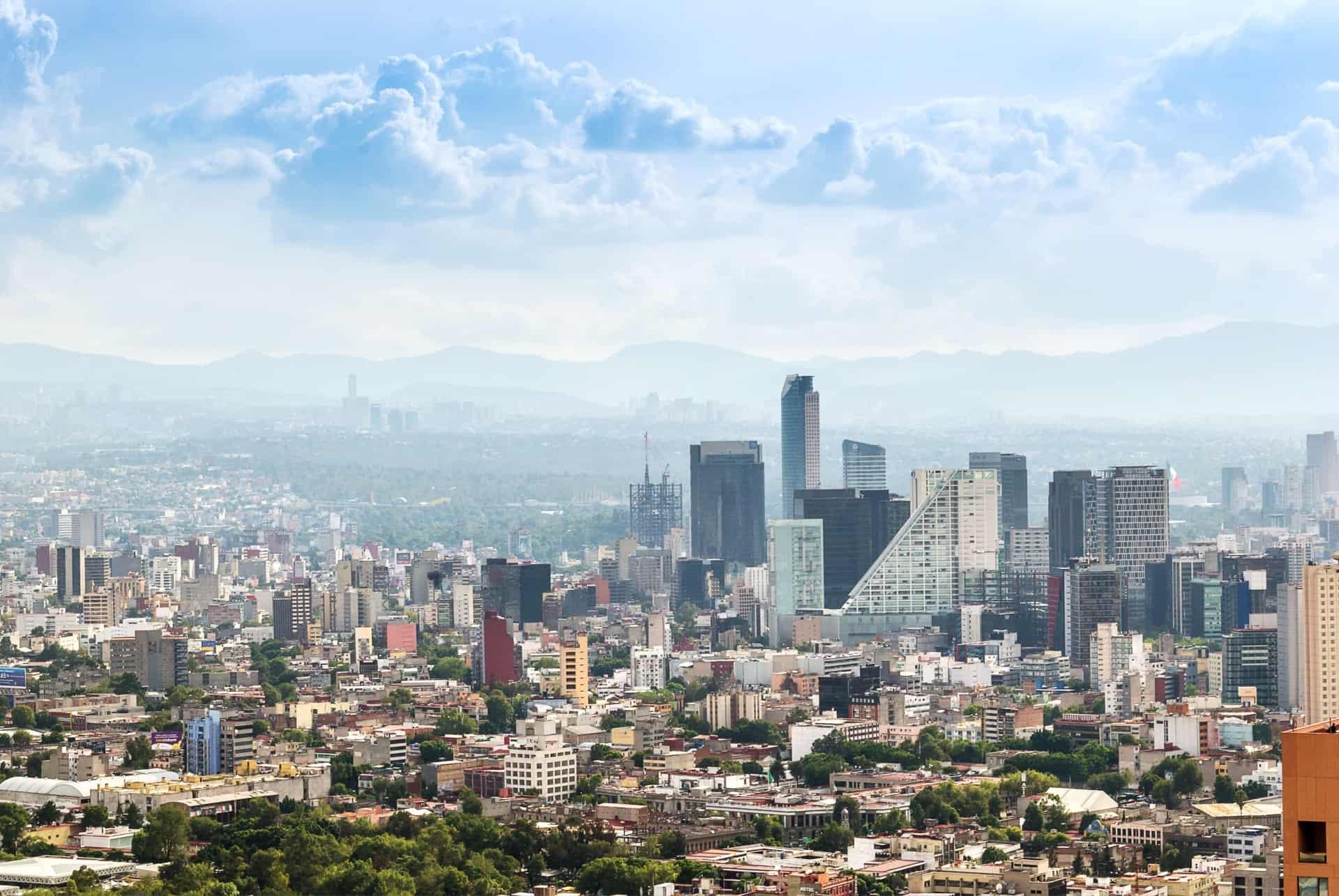 aerial view of Mexico