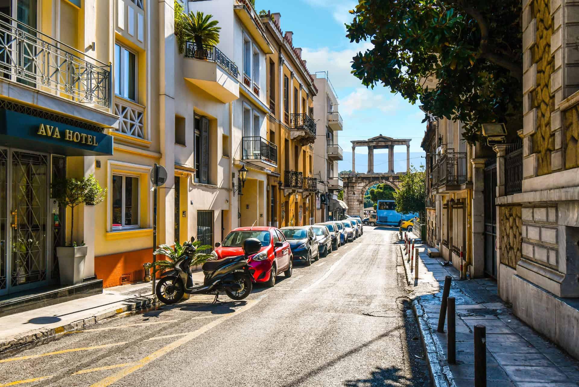 car rental in downtown Athens