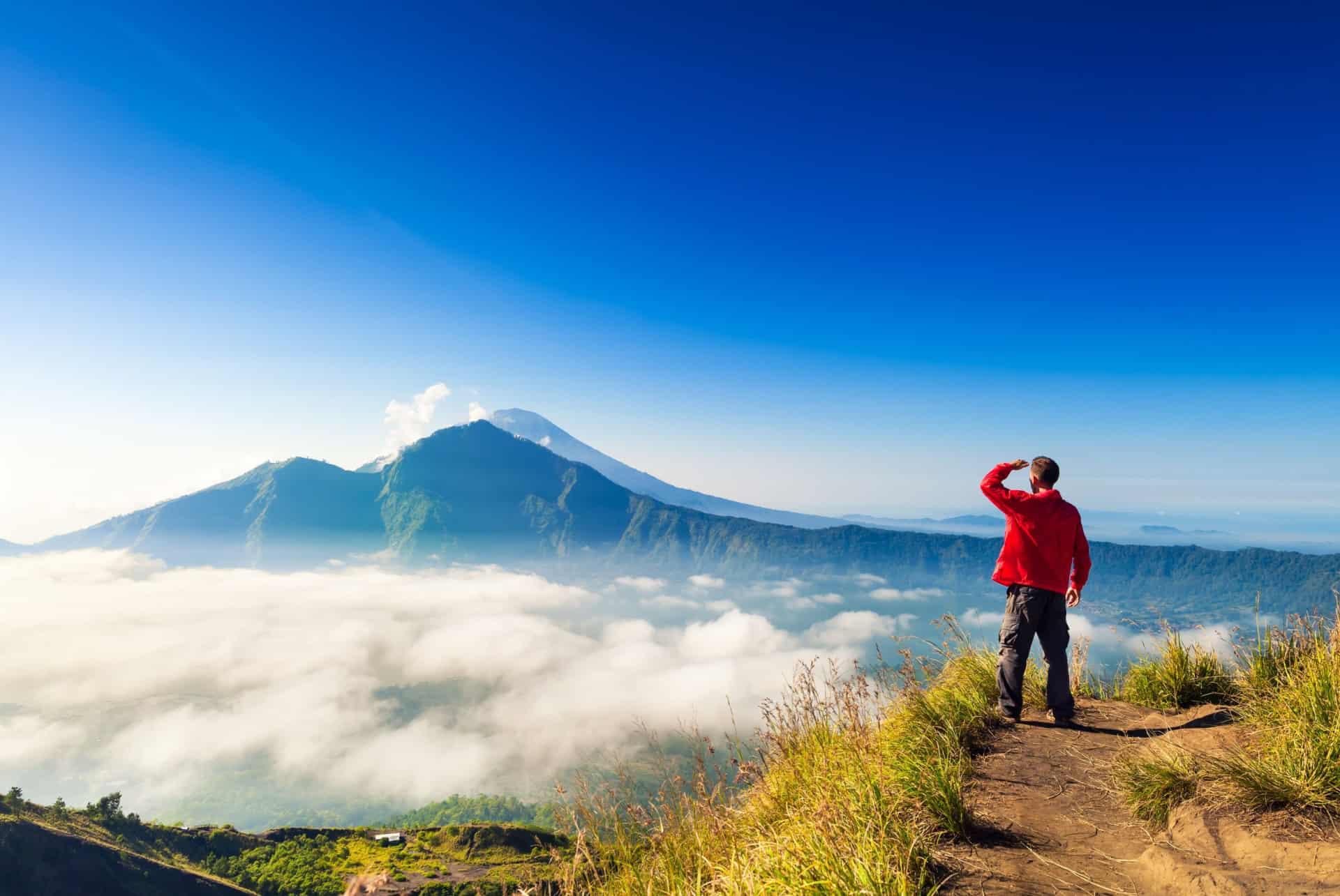 Mount Batur Bali in July