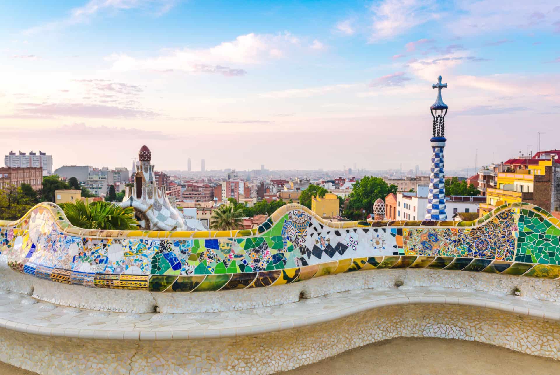 view over barcelona