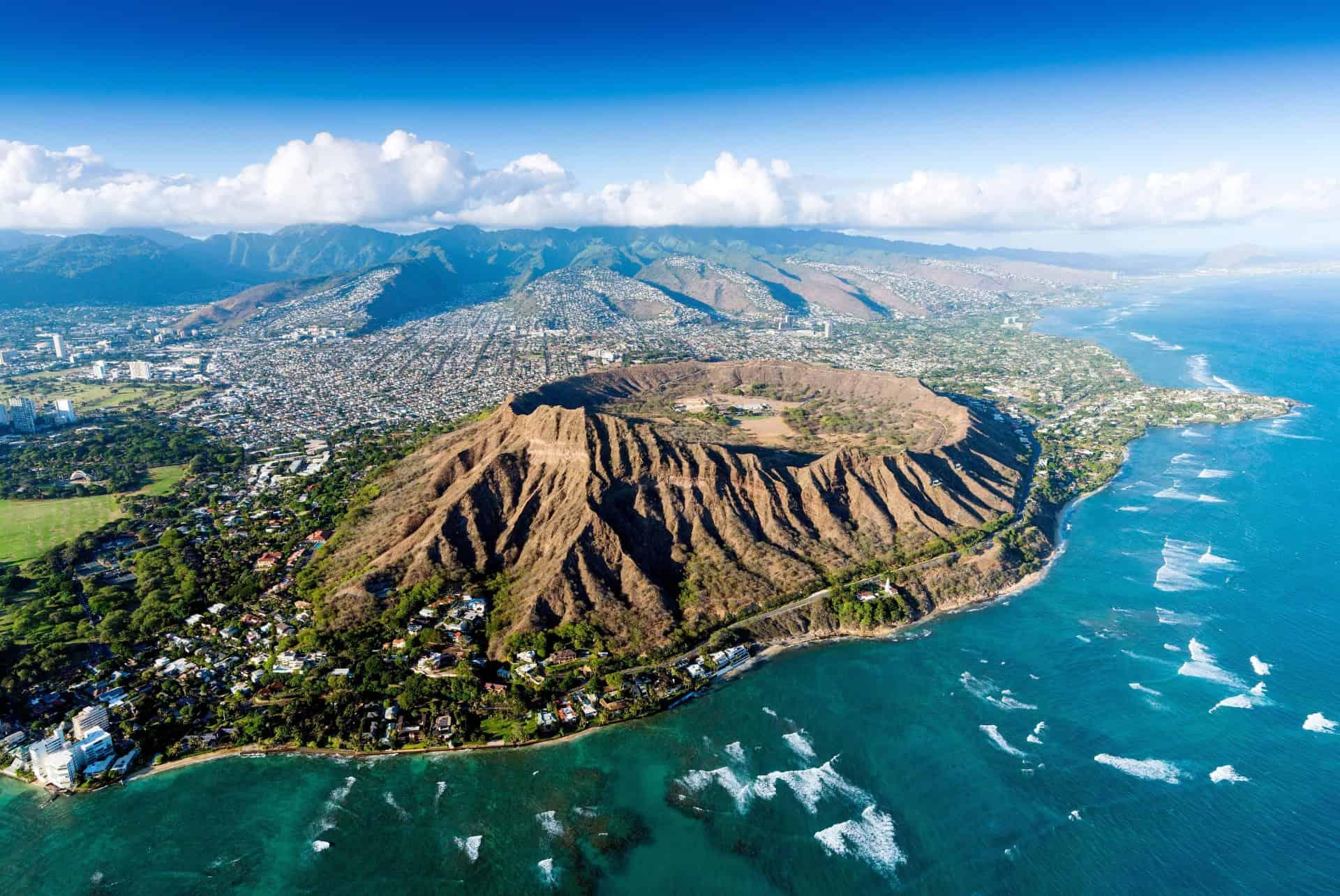 What to do in Oahu aerial view island