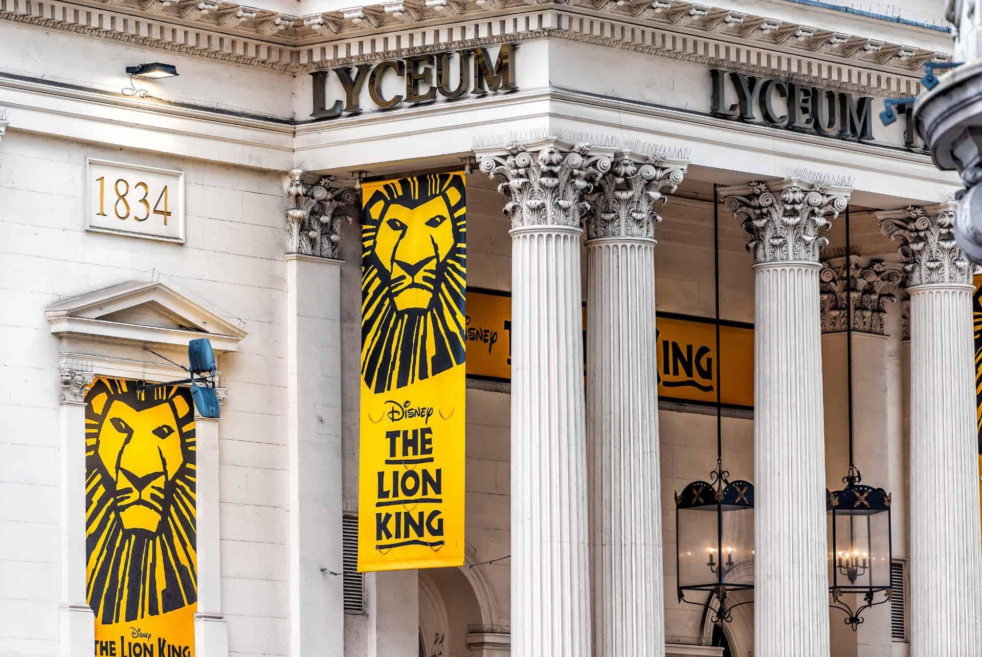 the lion king in the west end in london