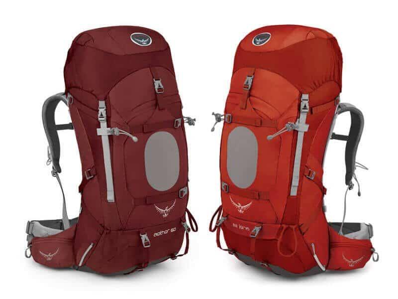 Osprey Aether 60 and Osprey Ariel 55