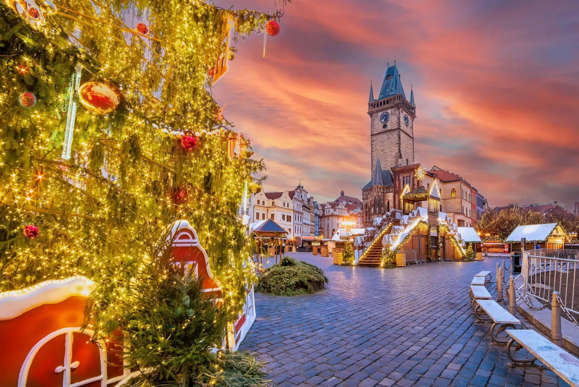 Prague in winter