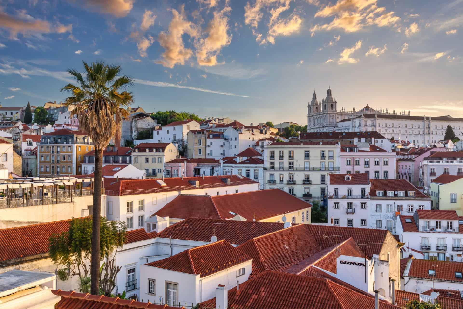 Alfama neighborhood of Lisbon