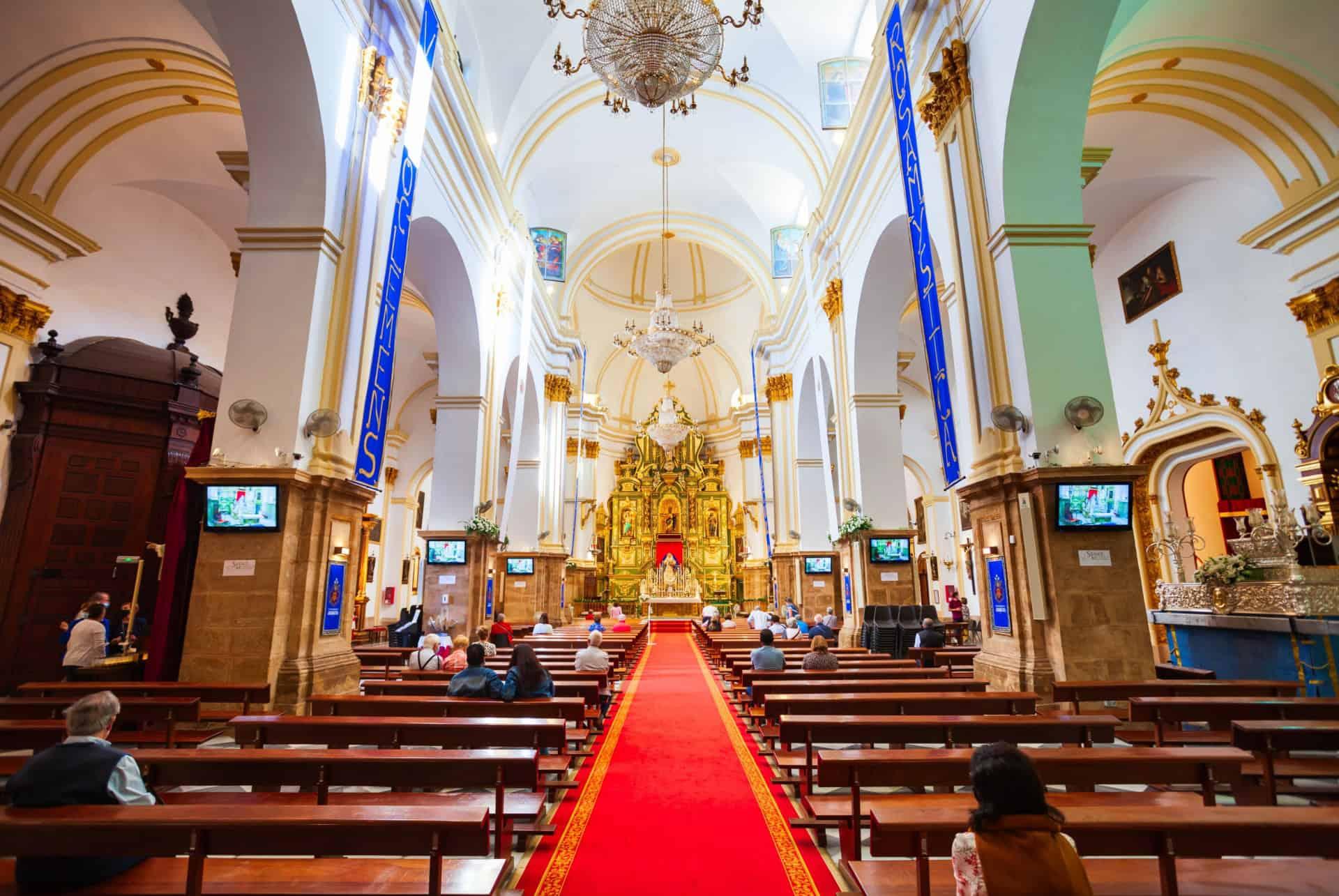 marbella church of our lady of the incarnation interior