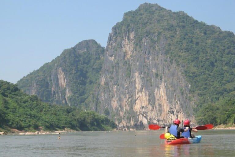 kayak trip on the Mekong