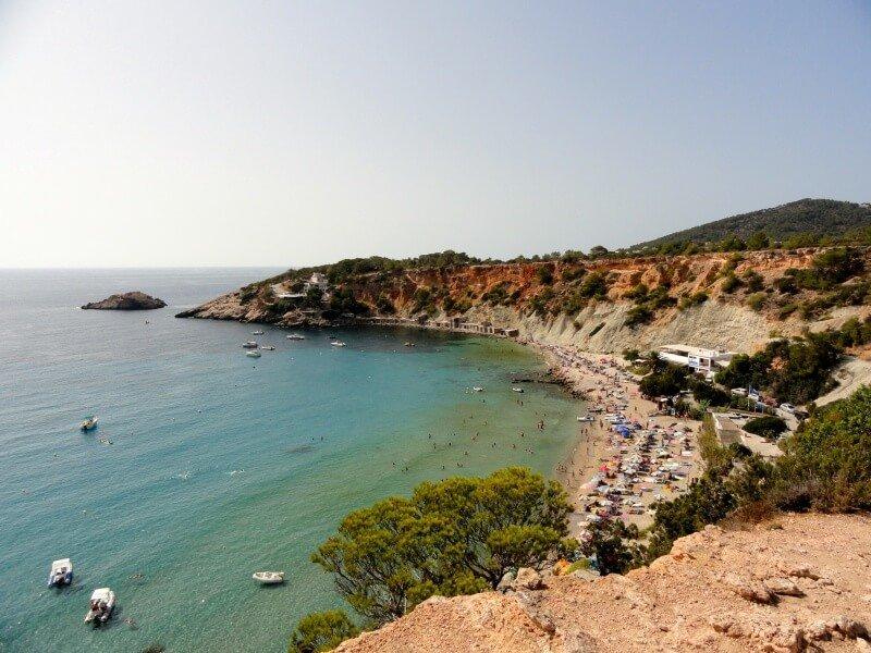 Cala Hort, Ibiza, where we spent a night