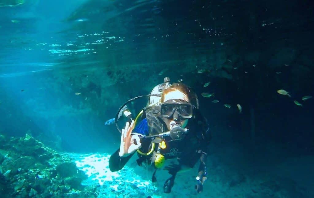 Cenote, Dos Ojos, diving, Mexico