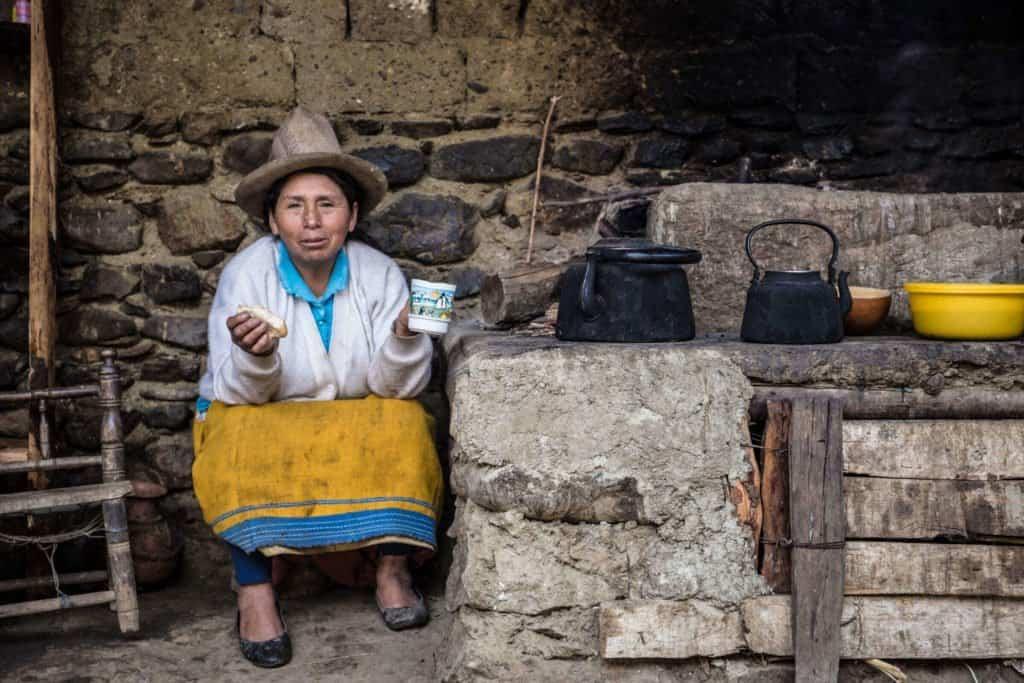 cook, Andes, Peru