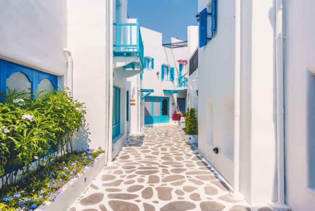 visiting village santorini