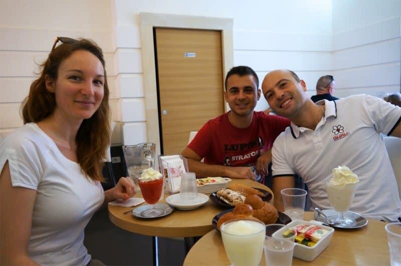Typical breakfast, Sicily, Italy
