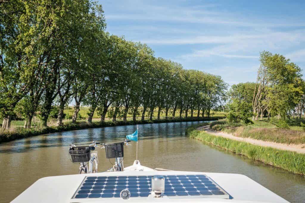 houseboat, Canal du Midi, vacation, France