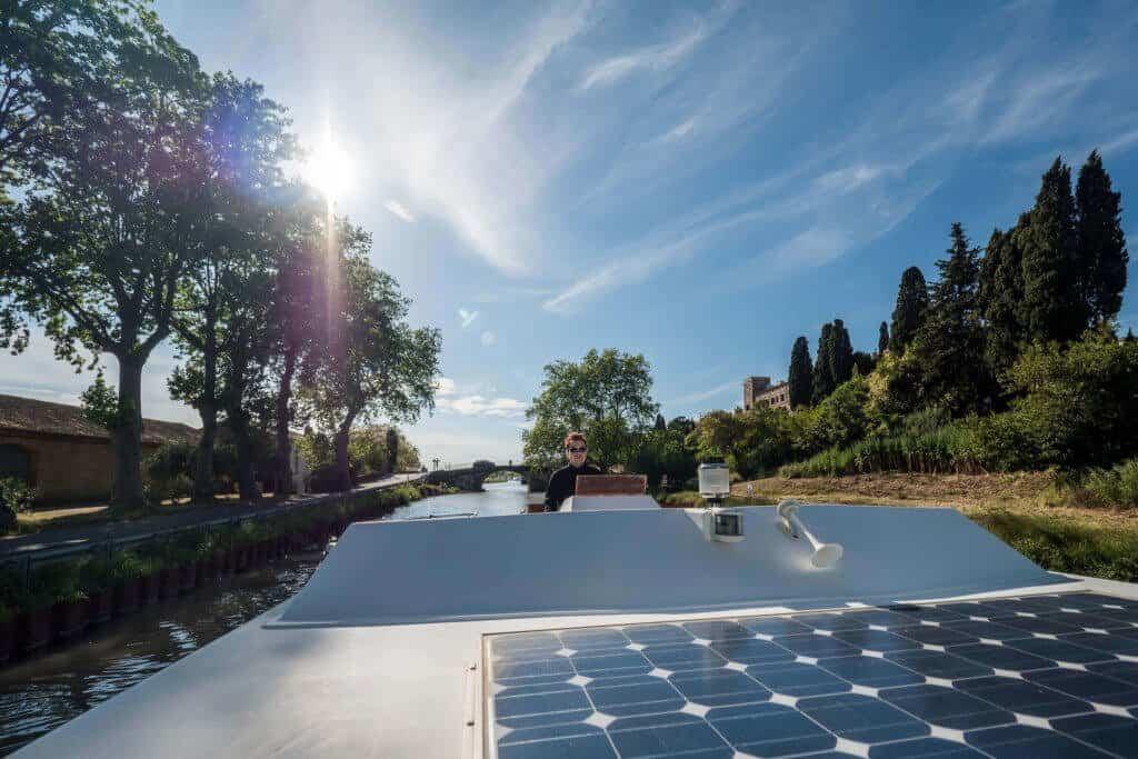 houseboat, Canal du Midi, vacation, France