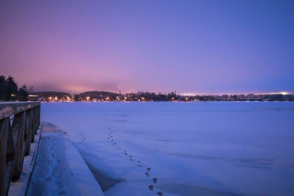 Finland, travel, winter, Lahti, Päijänne