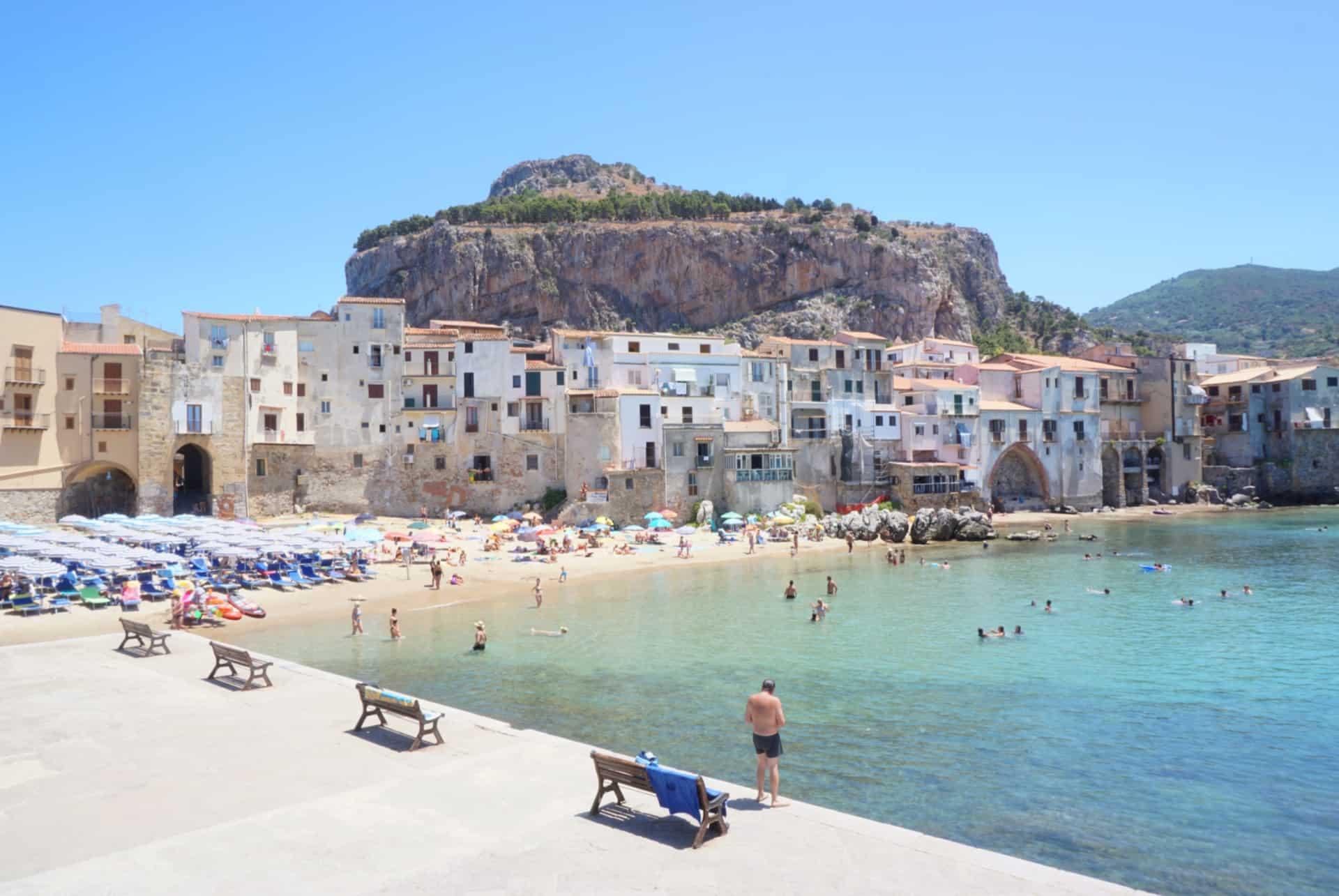 cefalu beach