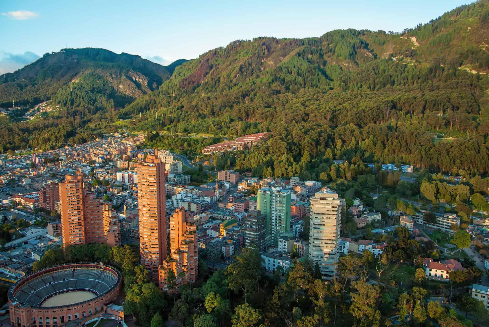 view of downtown Bogotá