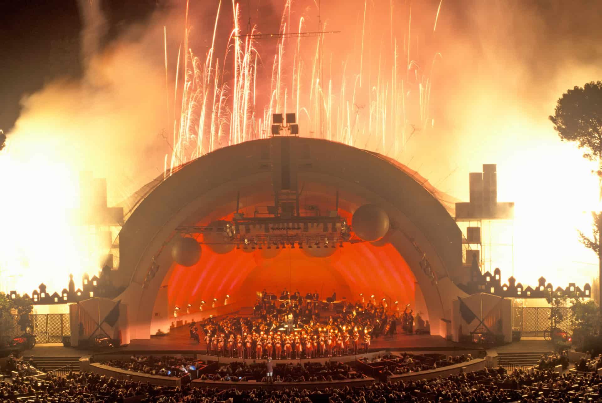 Hollywood Bowl concert activities in Los Angeles