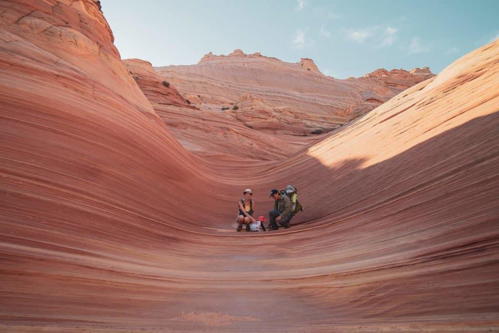The Wave, USA, travel, hiking, family, baby