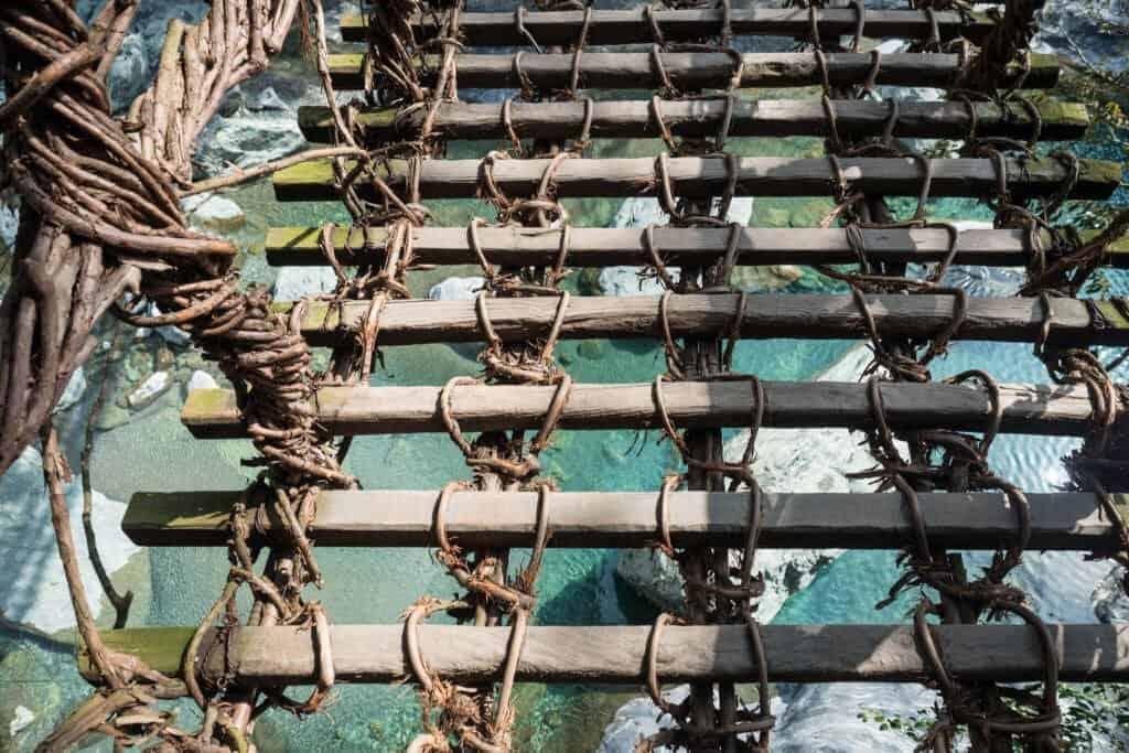 Japan, Shikoku, Kazurabashi, bridge