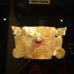 Golden and colored mask (Bruning Museum)