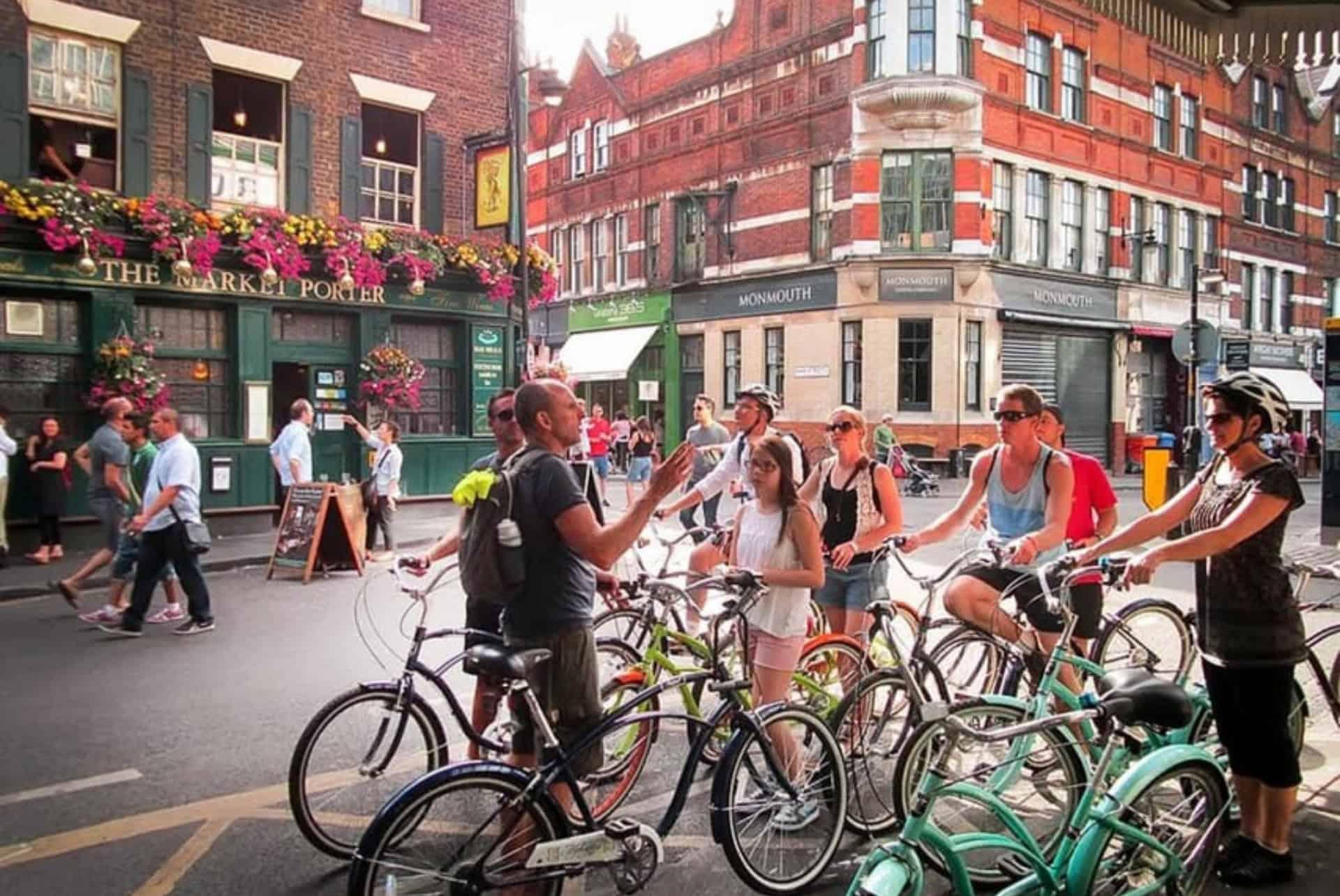 guided bike tour of london
