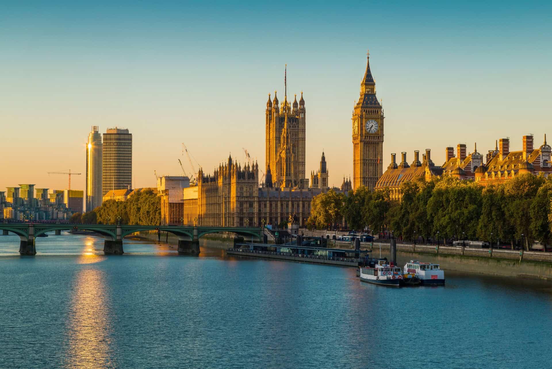 view of the thames and big ben
