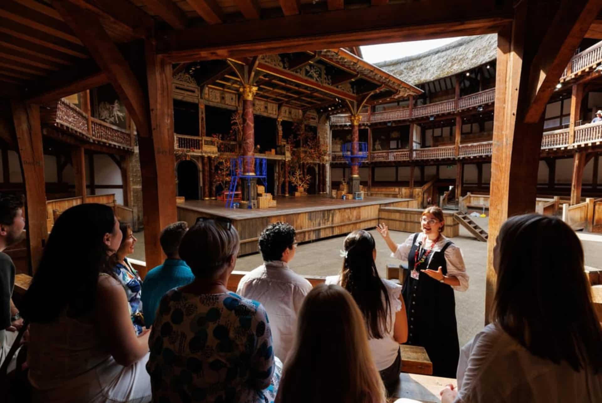 guided tour of the shakespeare globe theater
