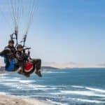 Paragliding, Paracas, Peru