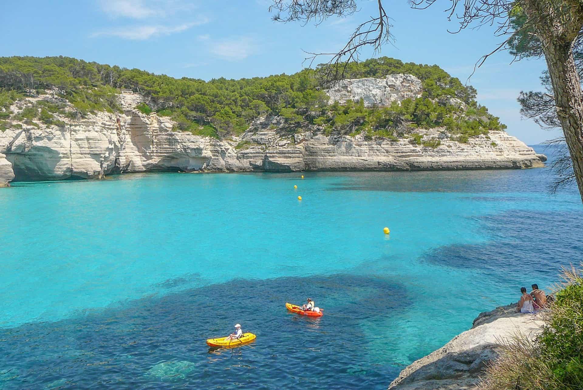 kayaking cala galdana