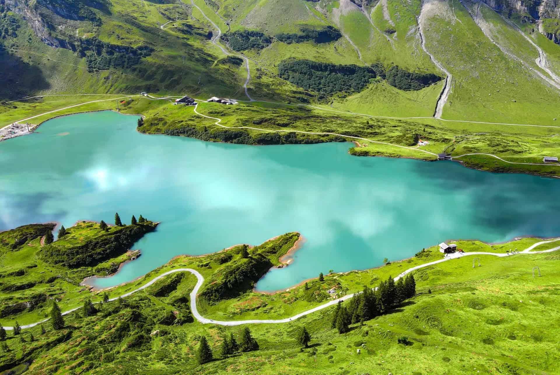 Swiss mountain lake