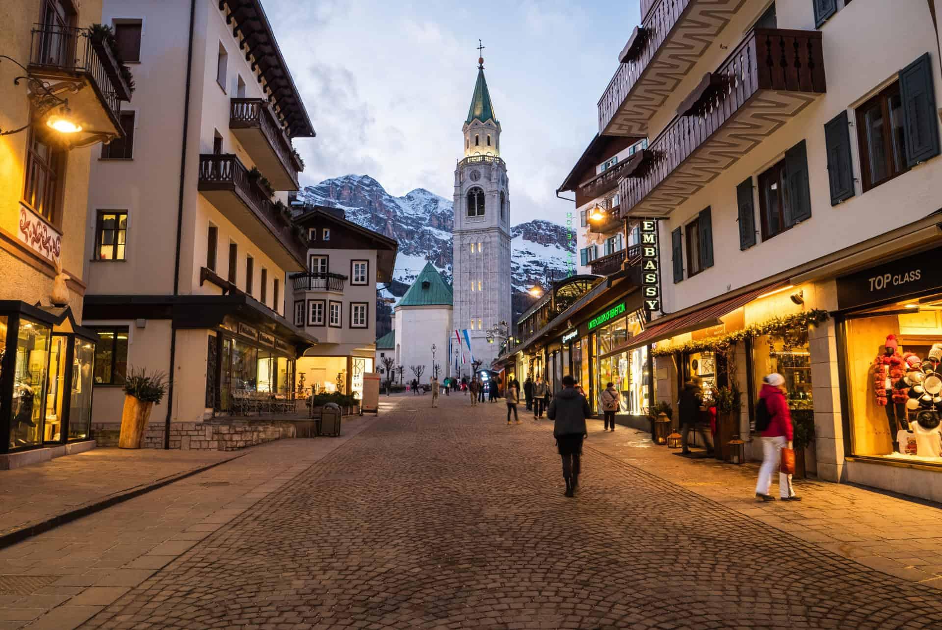 Cortina d'Ampezzo where to stay in the Dolomites