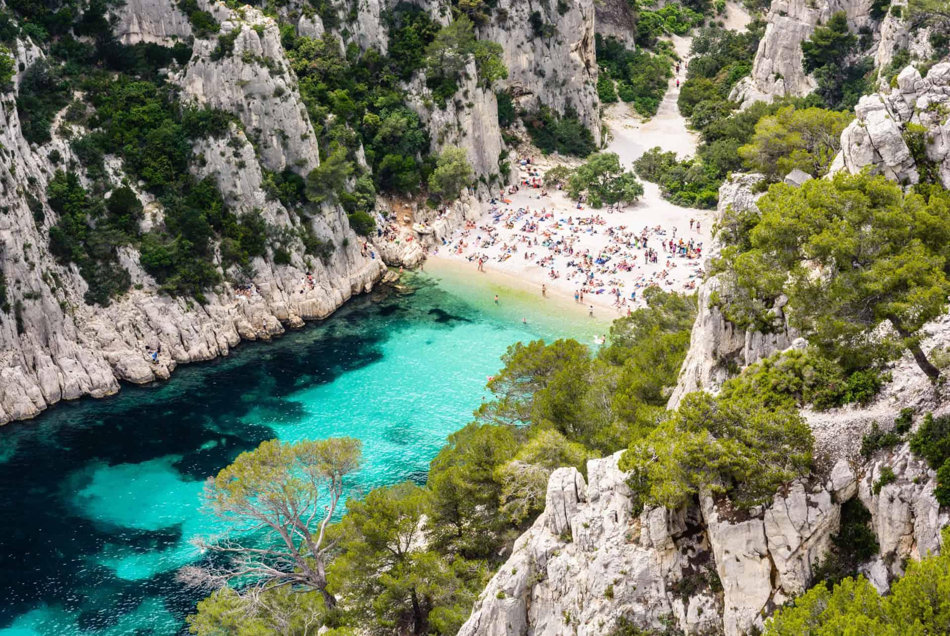 southern or northern beaches france calanque en vau