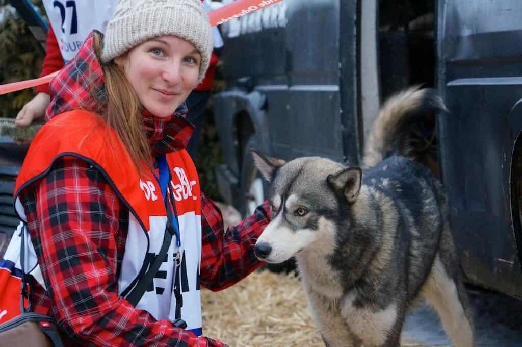 Portrait of mushers, meeting at The Great Odyssey (1/2)